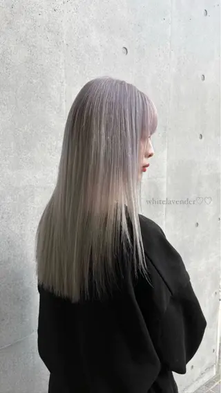 ロング カラー morrow by suntown所属・💙AKANE ハイトーン特化💙のヘアスタイル