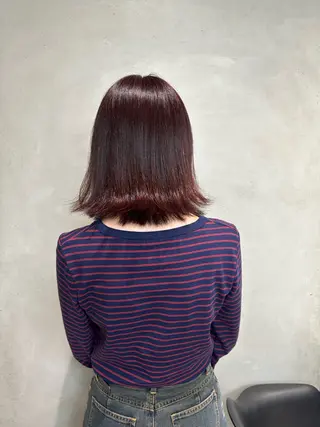 カラー 艶暖色/ベージュ SAKI💜のヘアスタイル