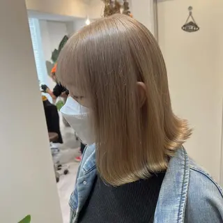ショート カラー 髪質改善 Noe心斎橋店のヘアスタイル