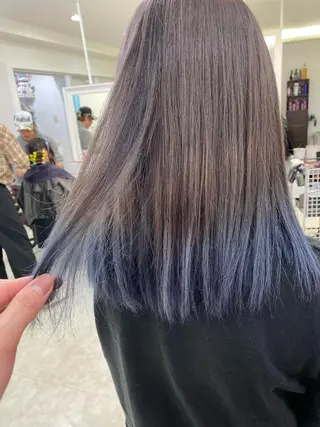 ミディアム カラー メンズカット/波巻き TAKUMAのヘアスタイル