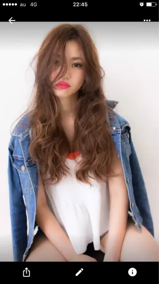 ロング カラー HBLディプロマ所有 AZUSAのマツエク・マツパデザイン