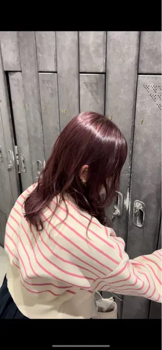 ミディアム カラー Lumier de mashu所属・nana/ボブ/ レイヤーカットのヘアスタイル