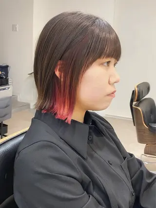 ミディアム 当日予約🆗ショート /ハイライト/松本のヘアスタイル