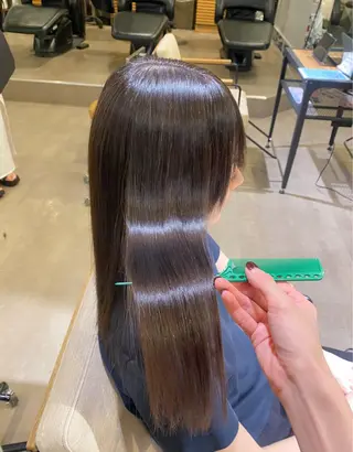 ミディアム カラー ♠️暗髪レイヤー♠️ 中山唯斗のヘアスタイル