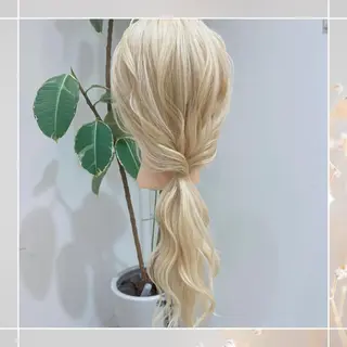 ロング ヘアアレンジ 👑人気韓国ヘア👑 髪質改善Zina真鍋のヘアスタイル