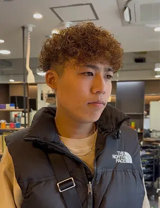 パーマ メンズ 年間2000名担当◎ パーマ職人/仲原佑樹のヘアスタイル