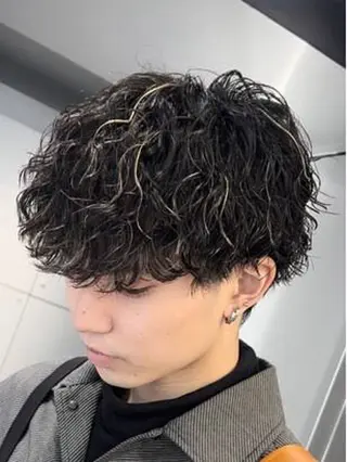 パーマ メンズ メンズ特化【平吉蓮】 ひらよしれんのヘアスタイル