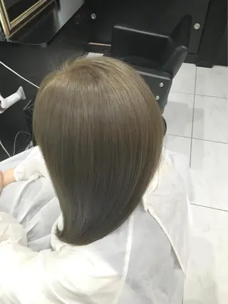 ミディアム カラー 🦖店長🦖pino #しのだスペシャルのヘアスタイル