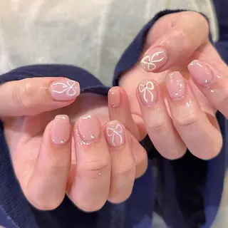 ネイル 𝕄𝕚𝕪𝕦🤍 自由が丘⌇パラジェルのネイルデザイン