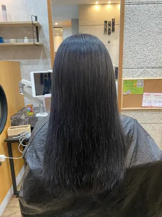 ロング カラー 西田辺/ タカスナオヤのヘアスタイル