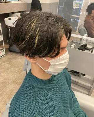 ミディアム BARBER BROS 長堀橋店所属・奥 圭人｜メンズスタイルのヘアスタイル