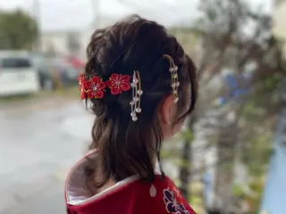 ミディアム 美容室るーじゅ所属・美容室 るーじゅ/しいの木台のマツエク・マツパデザイン