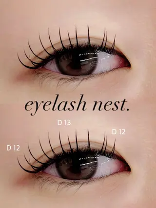 マツエク・マツパ intime内nest.所属・🤍nest. エリ🤍のマツエク・マツパデザイン