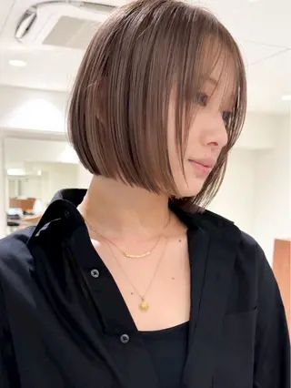 ショート 岡本雅也 ショートボブレイヤーのヘアスタイル