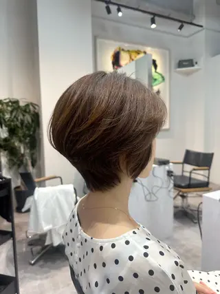 ショート ごとう さなのヘアスタイル