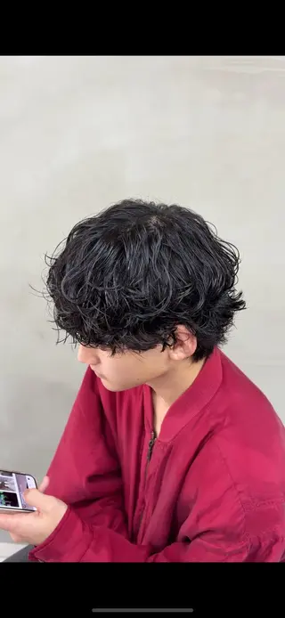 ショート パーマ メンズ 【GRANDEUR】 ryuのヘアスタイル