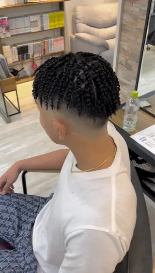 ショート パーマ メンズ Utata literie所属・嵯峨 大地/パーマ/ ハード系/特殊系のヘアスタイル