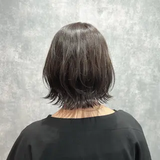 ショート ボブ・レイヤー・縮毛 くびれボブ・内藤康太のヘアスタイル