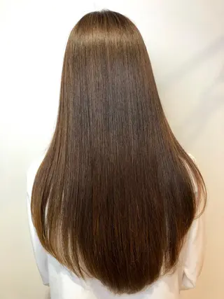 ロング 青野 文香のヘアスタイル