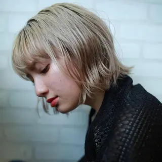ミディアム カラー パーマ ヘアアレンジ メンズ キッズ ネイル マツエク・マツパ premier modelsのヘアスタイル