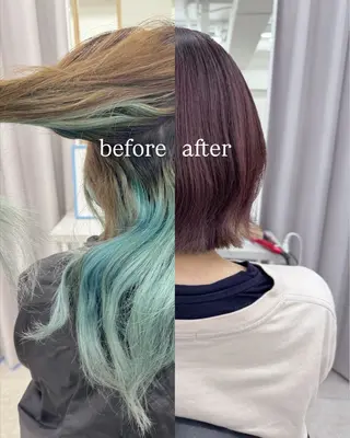 ショート 艶髪×ショート×ボブ 髪質改善ダイトのヘアスタイル