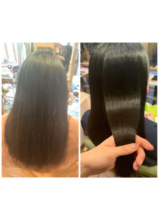 ロング カラー A10+α所属・加茂 しのぶのヘアスタイル