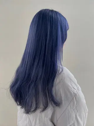 ロング カラー 中谷 あずみのヘアスタイル