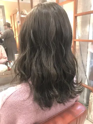 ミディアム カラー ヘアアレンジ 増子 幹樹のヘアスタイル