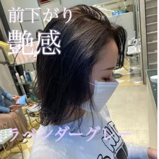 ミディアム カラー Kou所属・💜髪質改善美髪💜 星野清光のヘアスタイル