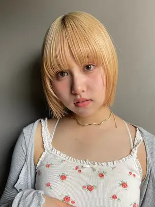 ショート カラー メイクス表参道所属・ショート/ボブ 矢野湧也のヘアスタイル