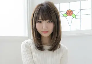 セミロング カラー 【全席個室サロン】 NUMBER 天王寺のヘアスタイル