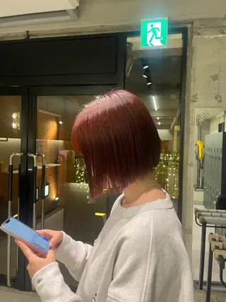 ショート カラー 🎨ハイライト･ ハイトーン/近藤怜那のヘアスタイル