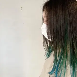 ロング カラー &72所属・カリスマ フォのヘアスタイル