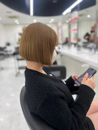 ショート 渋谷🥇wカラー 特化美容師のヘアスタイル