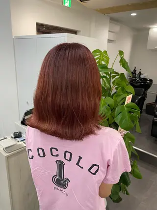 セミロング soyon心斎橋所属・♡透明感/艶カラー/ M a I ♡のヘアスタイル