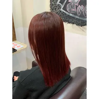 セミロング カラー LaLaMoana Rickyのヘアスタイル