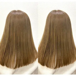 セミロング レイヤーカット✂️ 若葉のヘアスタイル