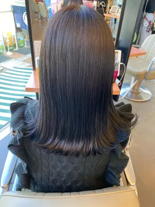 セミロング カラー ✨️今だけ無料✨️ 鶴田みなみのヘアスタイル