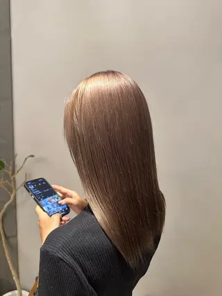 セミロング カラー 透明感カラー/レイ ヤーカット/KaHoのヘアスタイル