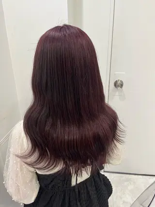 ロング カラー ガーリー♡女の子っぽ ヘア♡ピンクカラー♡のヘアスタイル