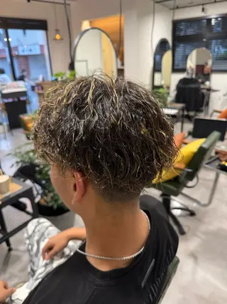 メンズ 平尾/艶カラー/ アッシュ系/中川誠大のヘアスタイル