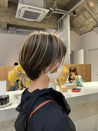 ショート 藤井 美歩/赤髪のヘアスタイル