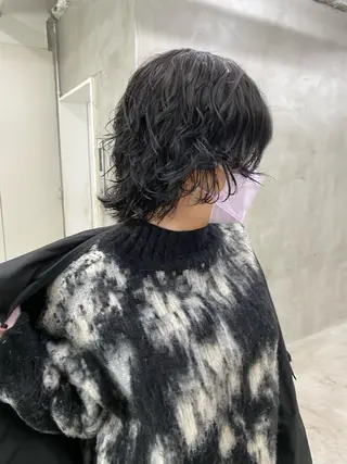 ショート パーマ yiye 青山所属・無料カットモデル募集 🌱ひょうがのヘアスタイル