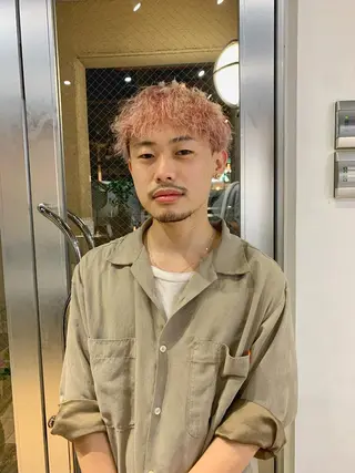 ショート ハイトーンNo.1✨ パーマ✨イマイタツヤのヘアスタイル