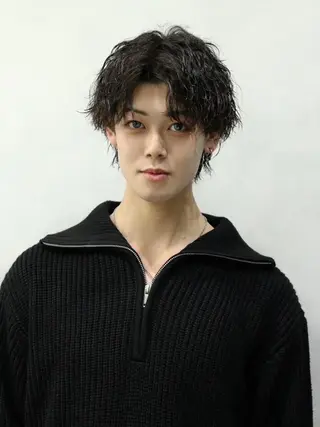 メンズ 骨格補正似合わせ カット阿部建のヘアスタイル