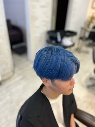 カラー メンズ KEEN.渋沢/ 横溝小夏のヘアスタイル