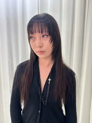 ロング そーた/メンズ/ デザインカラー/のヘアスタイル