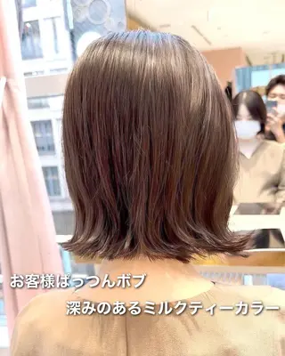 ミディアム カラー パーマ ヘアアレンジ レイヤーカット/ボブ /縮毛矯正✨大輝のヘアスタイル