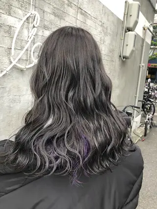 カラー ブリーチ毛矯正.髪質 改善.髪にドラマをのヘアスタイル