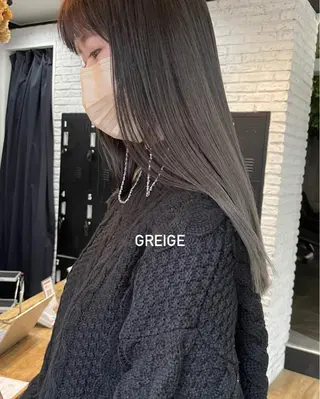 ロング カラー レイヤー/顔周り /AKARIのヘアスタイル